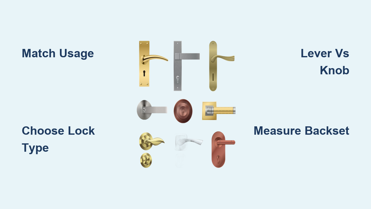 Handle Options How to Choose a Door Handle